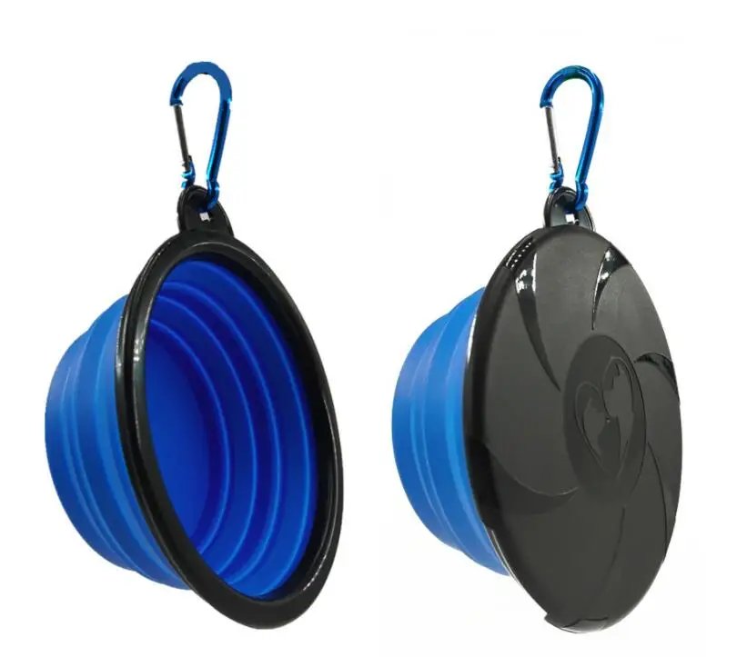 Дорожная миска для прогулок и собак, силиконовая миска для кормления домашних животных, новый дизайн