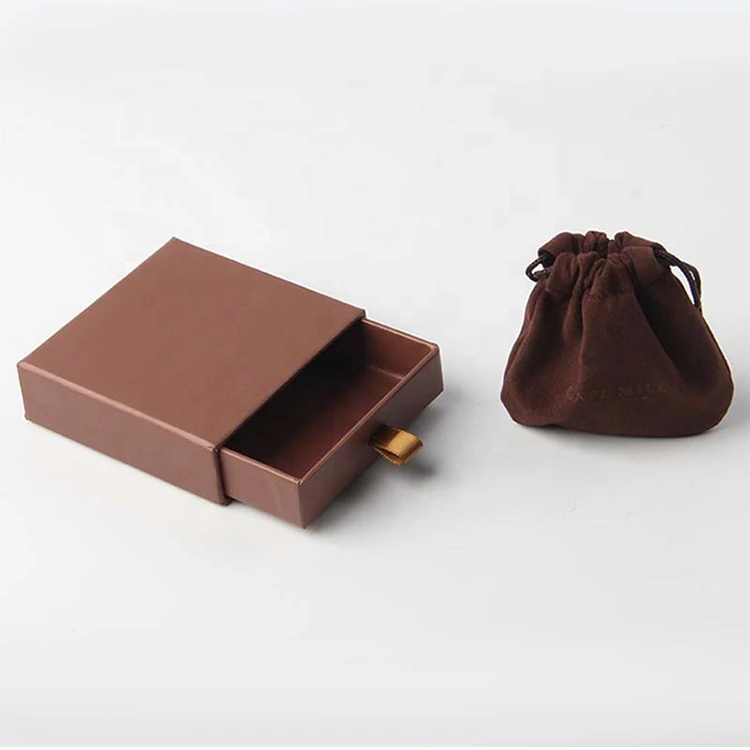 
Custom Logo Printed Necklace Jewellery Jewelry Gift Package Slide Drawer Style Type Eco Packaging Rigid Cardboard Paper Box 