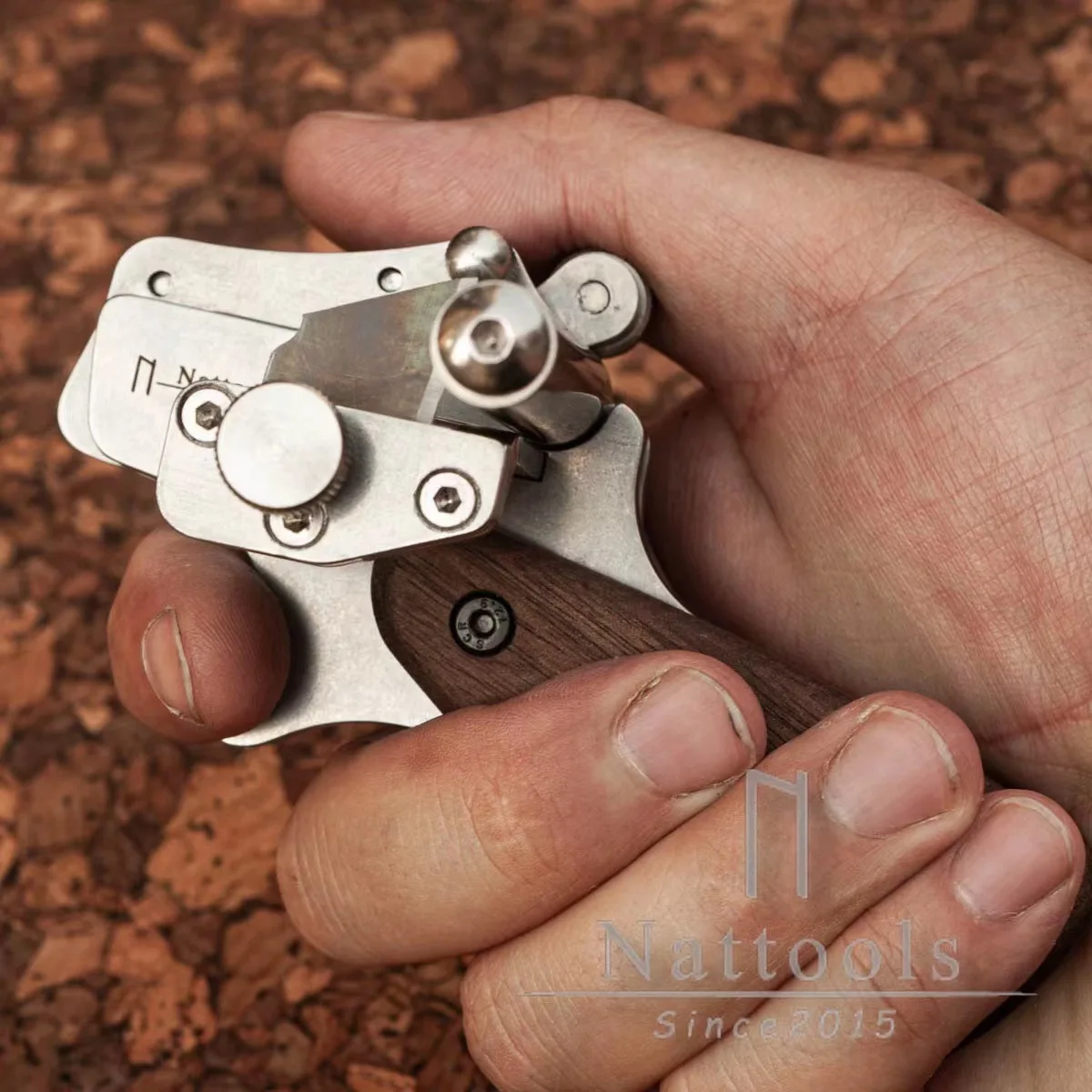 Nattools Belt Cutter Stainless Steel Leather Strip Cutter Handmade DIY Leather Strip Cutter