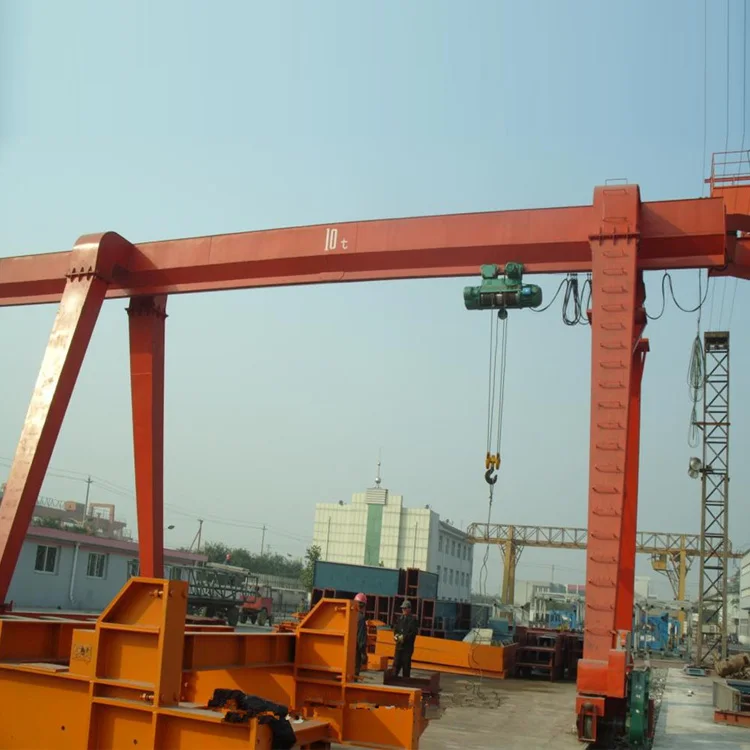 International hot 5 ton single main girder hook gantry crane for sale