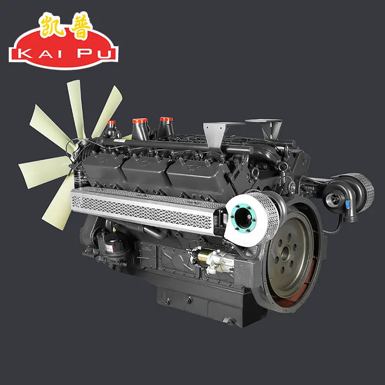 KAI-PU Brand New 400kw 4 Stroke 6 Cylinder Marine Diesel Generator Set Water-Cooled Power Electric Start Hot Sale Core Motor
