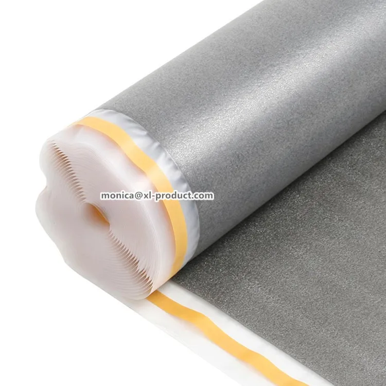 2mm 3mm acoustic blue foam with PE film underlay for bamboo flooring