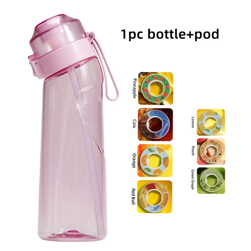 Most Popular Sport Drinking Water Cups Triton Tumbler custom Air Scent up water bottle with Pods flavour air bag up