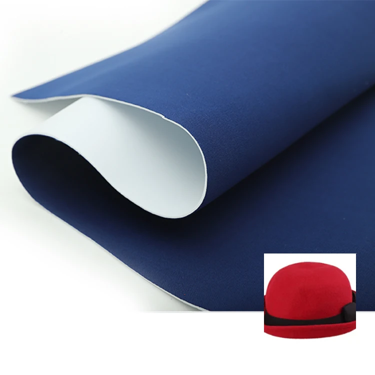 Customized Foam Composite fabric EVA 100% Polyester Fabric Woven Plain Waterproof For Luggage and Bag
