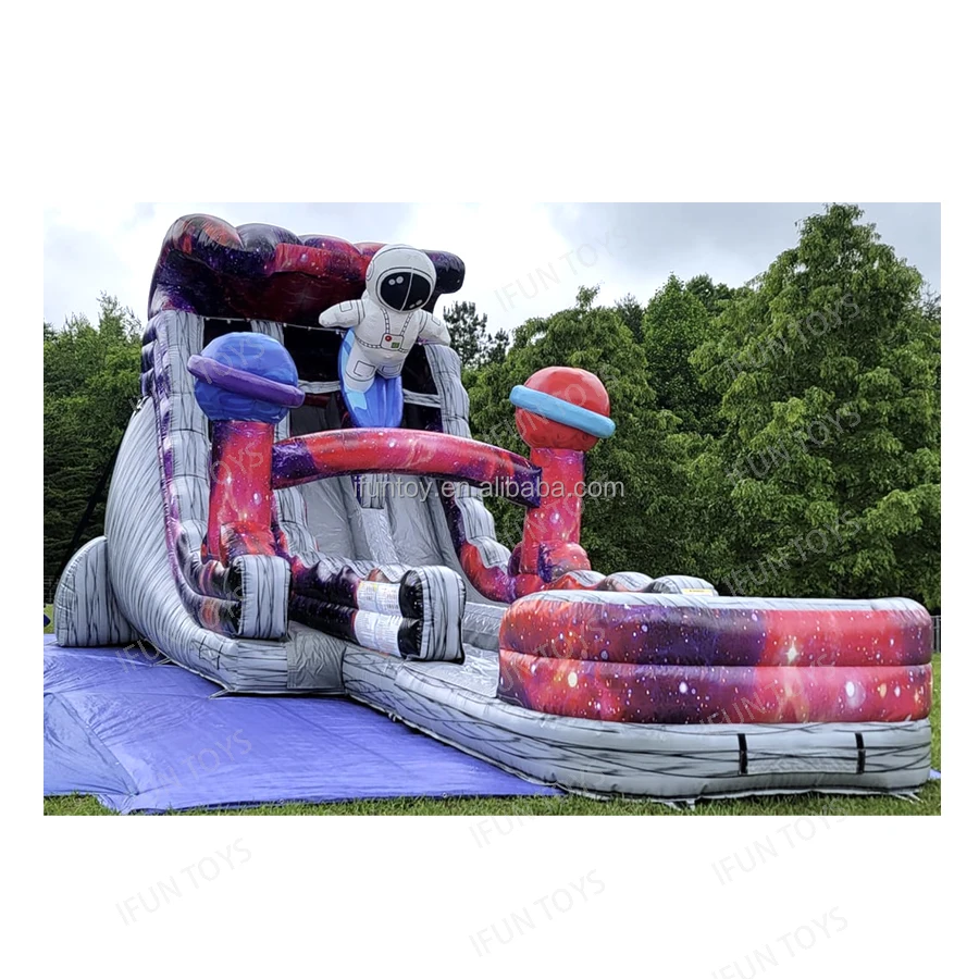 Santa Sleigh Inflatable Christmas Slide Inflatable Dry Slide Bouncer Slide for Christmas