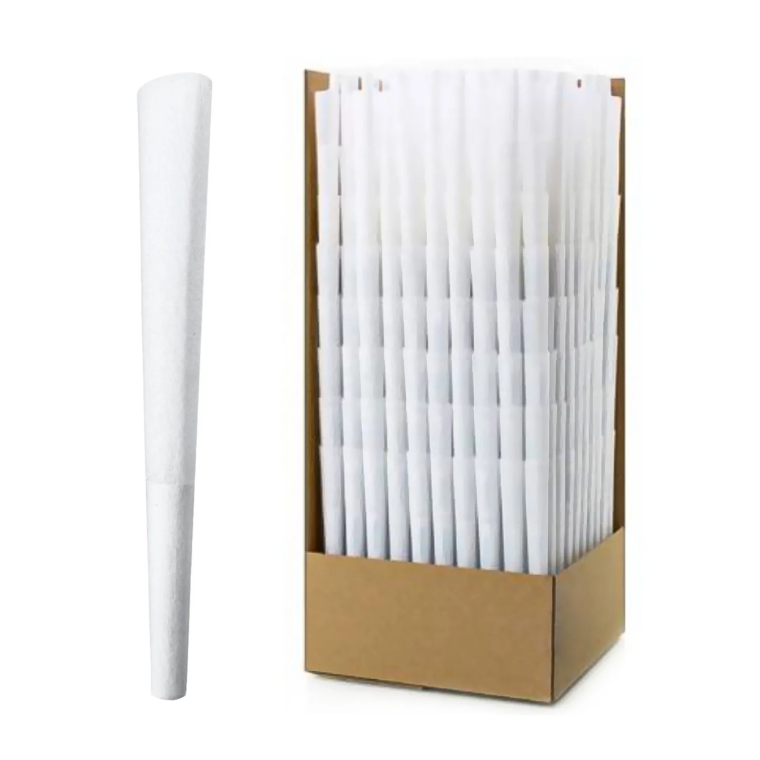 Предварительно свернутые конусы большого размера с вашим собственным логотипом, бумага для медленного горения, органические конопляные конусы