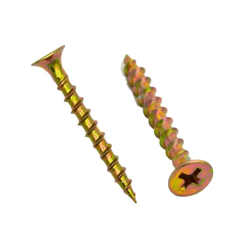 Chipboard Screw/Double Csk Head (pozi or cross) / Half Threaded or Full Threaded