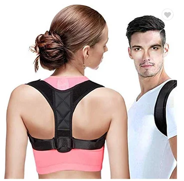 Ollas Neoprene Adjustable Back Posture Corrector Clavicle device Shoulder Brace Pain Relief