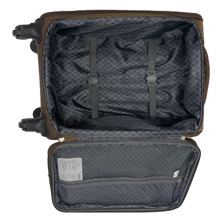 Soft Lightweight 600D Eva Fabric 20 24 28 32 4 Wheel Trolley Suitcase Business Travel Bags Luggage Set Of 4 Size Large Suitcases