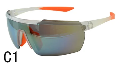 2022 New style oversized large lens cycling glasses polarized outdoor sports eyewear