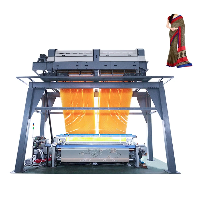 China Saree Making Electronic Jacquard Machine, Silk Saree Making Rapier Loom