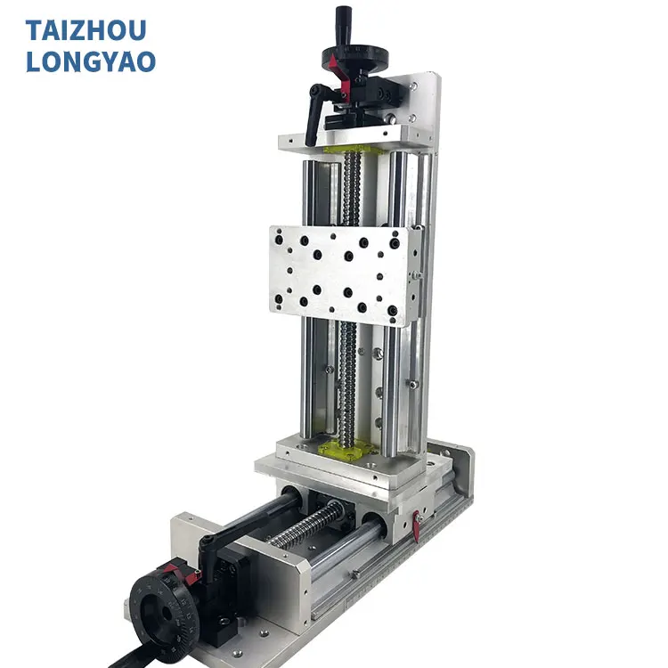 Custom made xy stage Vertical Horizontal electric cross Linear Module LYKR100s stroke 200mm cnc slide linear guide rail