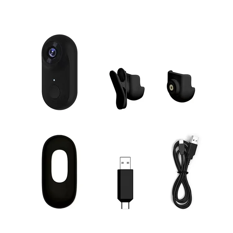 Wholesale Pet Sports Collar Camera Mini Magnetic Thumb Action Camera Pet Outdoor Video Recording Wireless Camera