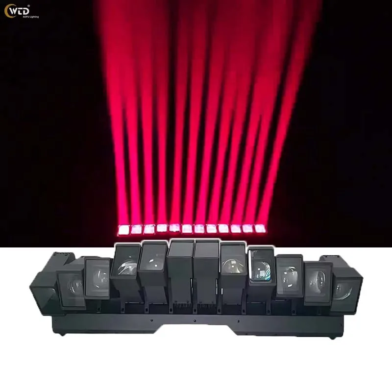 AOPU 12X60W Beam Moving Head Wash Light Stage Lighting For DJ Bar Night Club Party