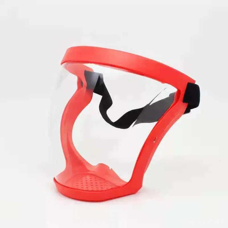 New Fashion Transparent Full Plastic PC Protection Clear Face Shield Helmet Face Shield Mask