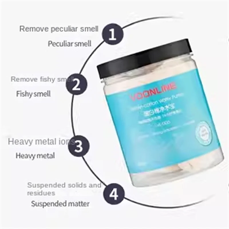 VOONLINE organic filter resin aquarium filter medium protein cotton for fresh water and sea water fish tank