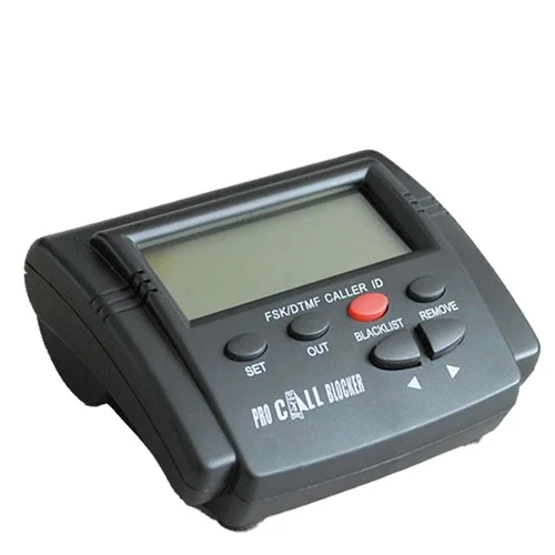Small size unwant phone calls blacklist electronic telephone call  blocker