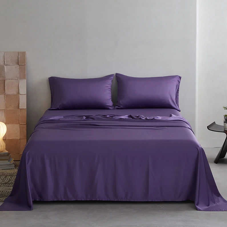 European And American Style High Quality Factory Pricefitted Sheet Bamboo Lyocell Sheet Set