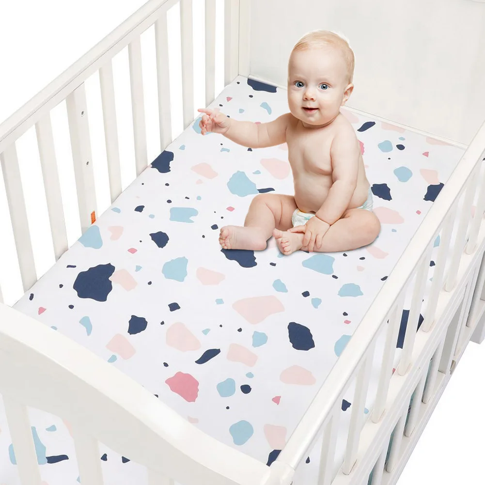 
Universal Crib Sheets for Baby Mattress Bedding Sets Breathable and Hypoallergenic Baby Sheet Cotton Bedding Fits Mattress 