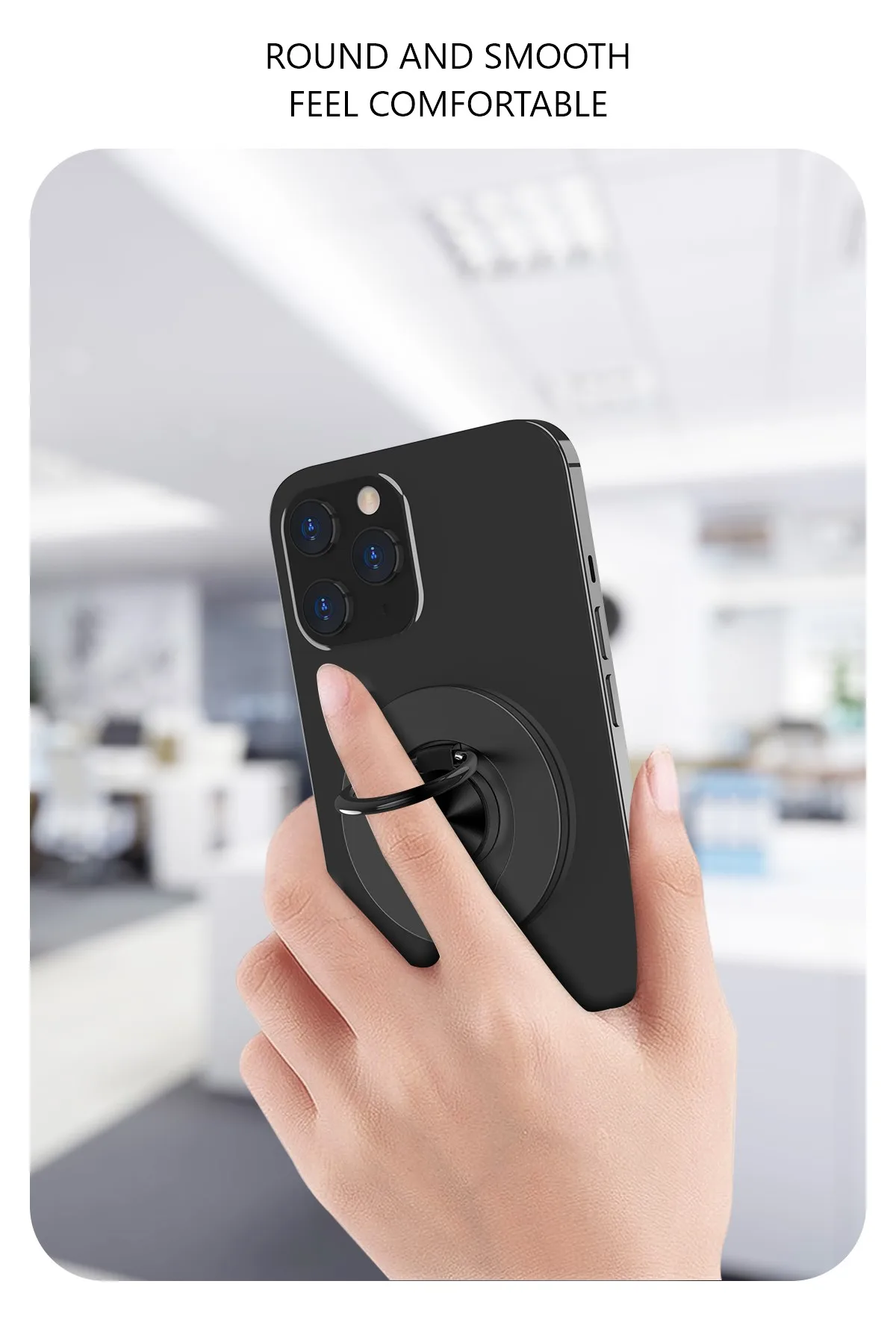  Лидер продаж Amazon металлическое кольцо-держатель магнитное для телефона iPhone 12