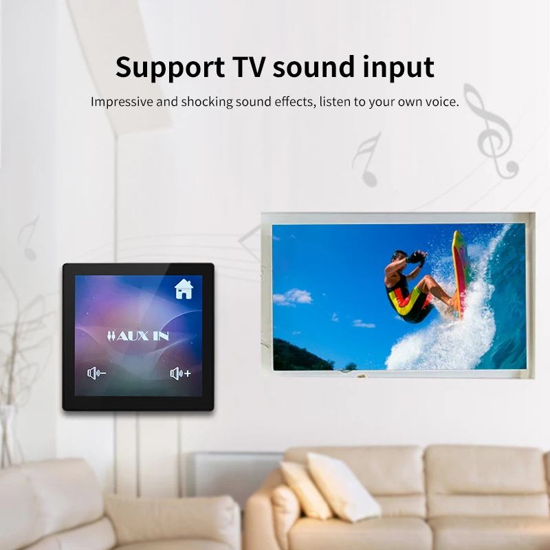 mini audio amplifier multimedia wall mount player home mini bt audio music center sound amplifier system