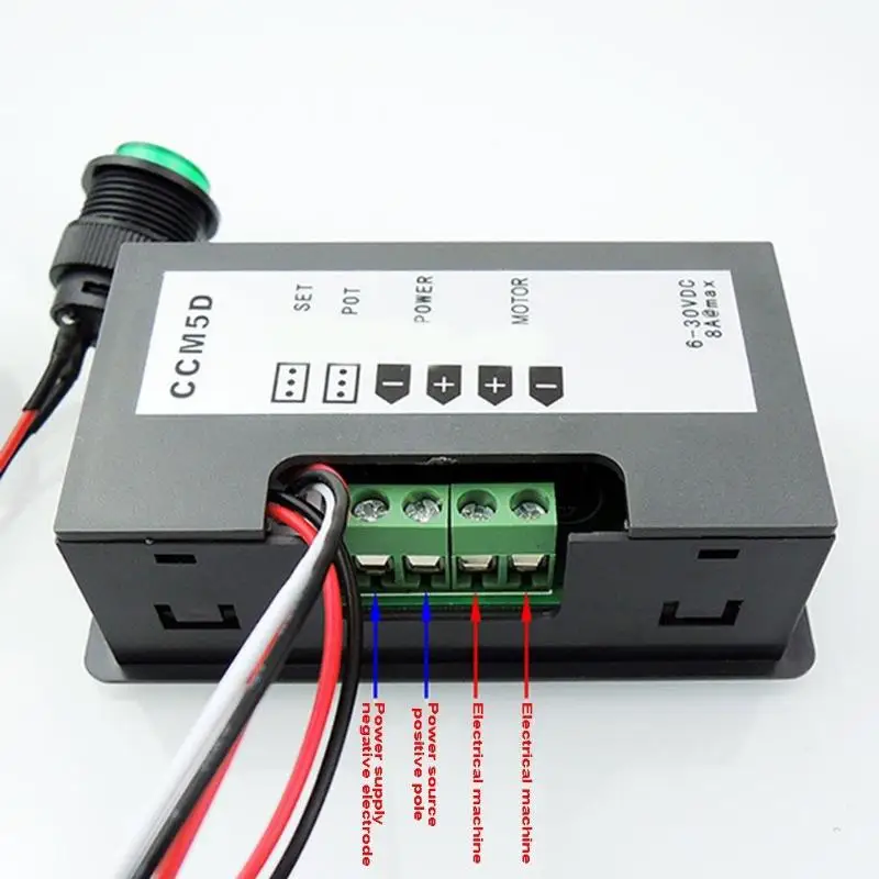 6v 12v 24v 5a Pwm Dc Motor Speed Controller Driver Digital Display Led Motor Controller Speed Regulator 6V-30V DC dc motor