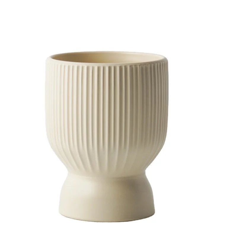 Nordic Creative Ceramic Flowerpot Butterfly Simple Fleshy Orchid Pot Luxury Hanging Size Balcony Living Room Garden