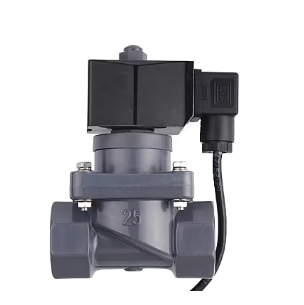 Customized ZCF Series Anti-Corrosive No-Leakage Solenoid Valve Resistant To Acid Alkali Chemical Corrosion