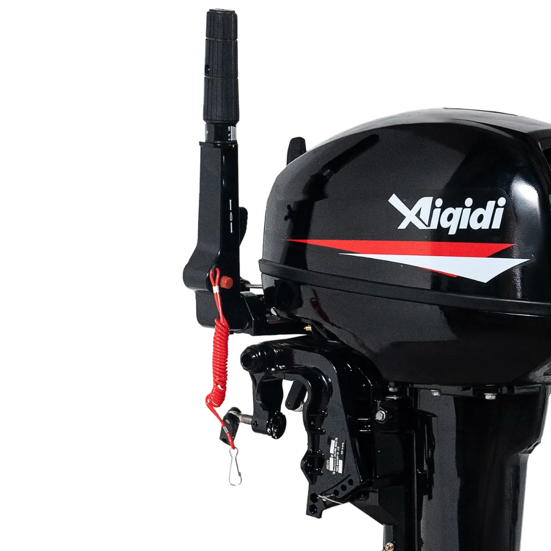Trusted AIQIDI Boat Engine 15HP 2 Stroke Small Vessels Gasoline Aluminum Outboard Motor with Tiller Control