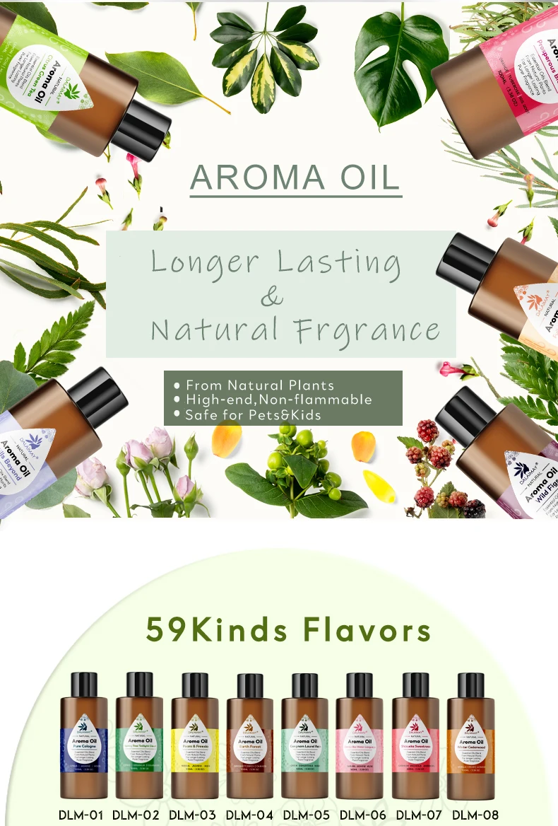 private label multi use 100% natural Aroma Organic Fragrance Oil perfume diffuser oil for diffuser