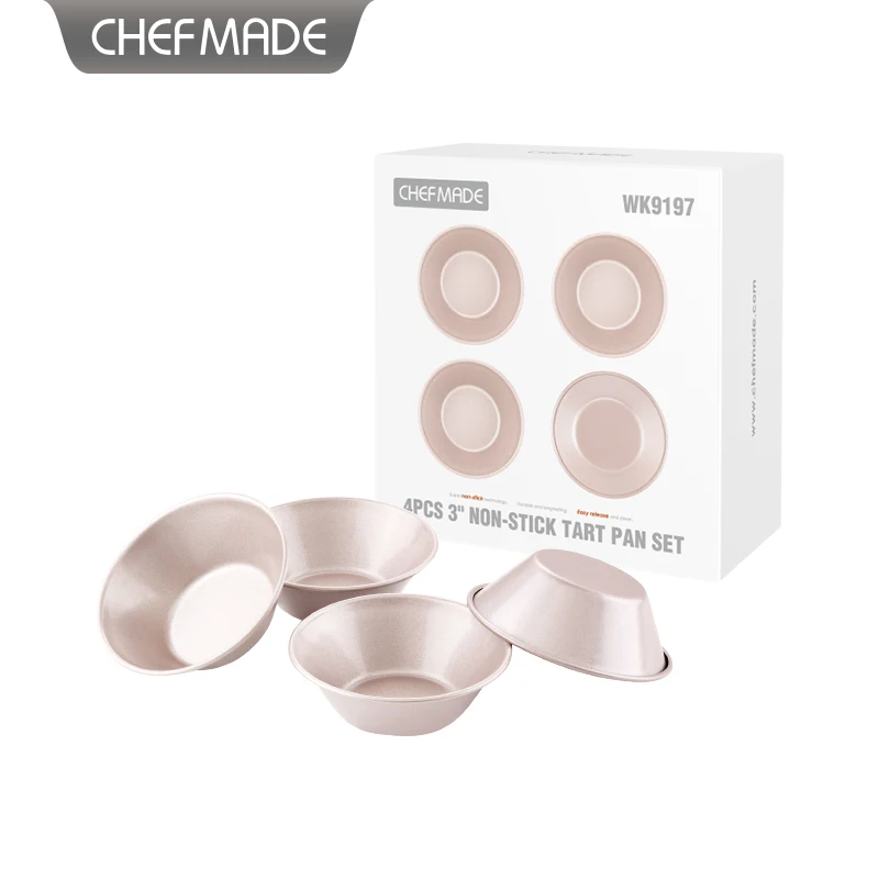 New design top quality non stick champagne gold carbon steel bake ware pan