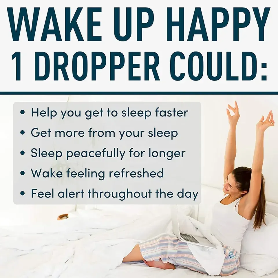 Private Label Sleep Melatonin Drops Extra Strength Natural Sleep Aids Fast Acting Liquid Drops For Sleep Supplement