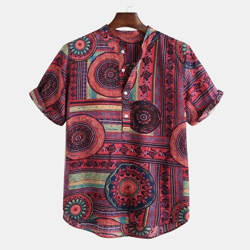 
2020 new arrival african printing plus size cool casual POLO t-shirt for men 