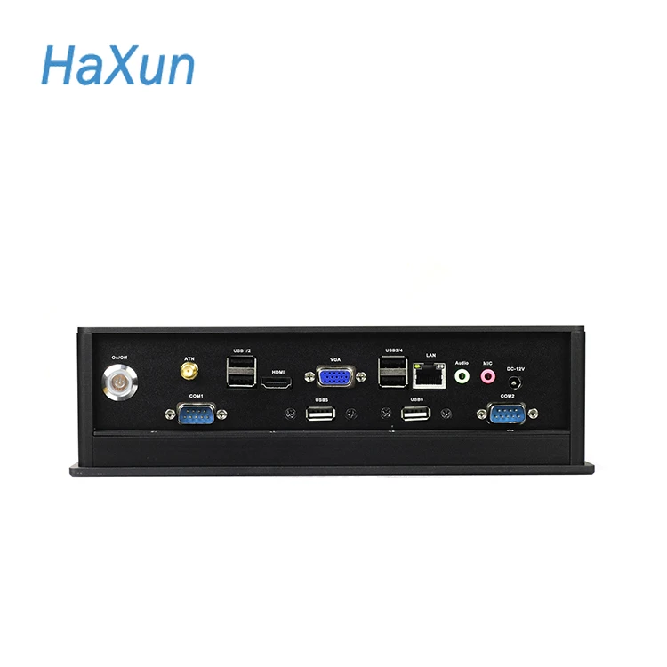 Low cost 10 inch touch panel pc for cnc machine 6-36v wide voltage 2 lan ports