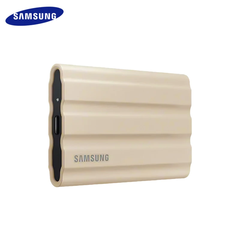 Original Samsung Portable SSD T7 Shield 1TB 2TB Hard Drive High Speed External  Solid State Disk Compatible For Laptop Desktop