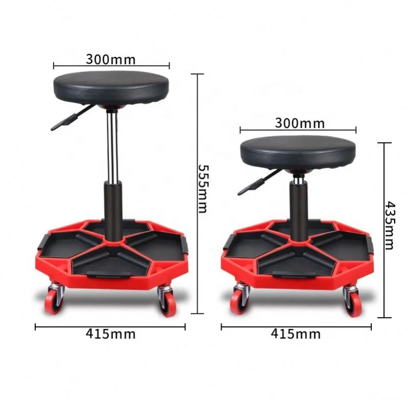 Multi Function Repair Stool Mobile Lift Car Repair Stool with Universal Wheel Repair Disk