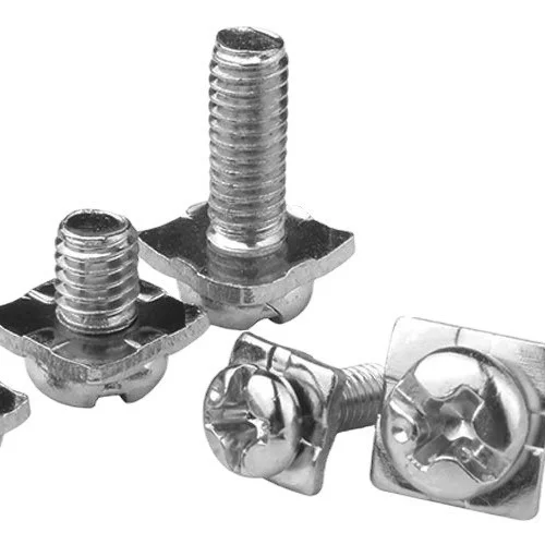 Terminal Block Screw Square Slot Washer Pan Phillips Head Combined Sems Screw with Square Washer