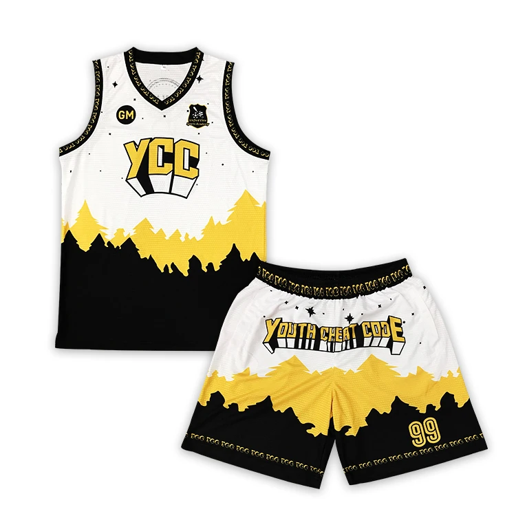 Wholesale Blank Basketball Jersey Custom New Design Sublimation Logo Team Basketball Uniform