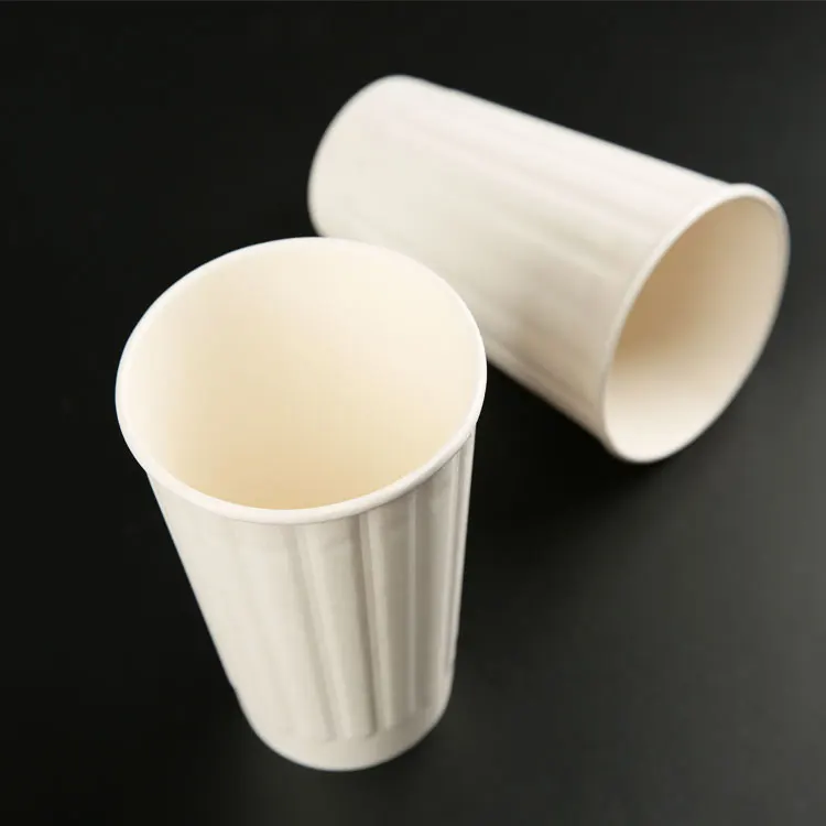 New Design Eco-friendly Disposable custom print embossed milkshake smile paper coffee cups