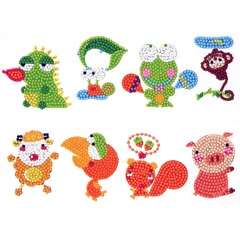 Promotional Item Animal Of Forest Diamond Painting Stickers Decorative Paintings Beautiful Stickers