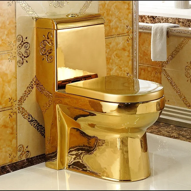golden ceram gold color toiletrv toilets bidet hotel pumping toilet attachment