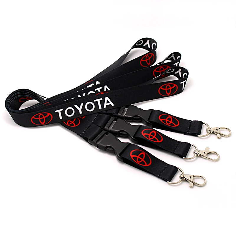 ID Card Holder Accessory Customized Printing Logo Keychain Long And Short Neck Lanyard