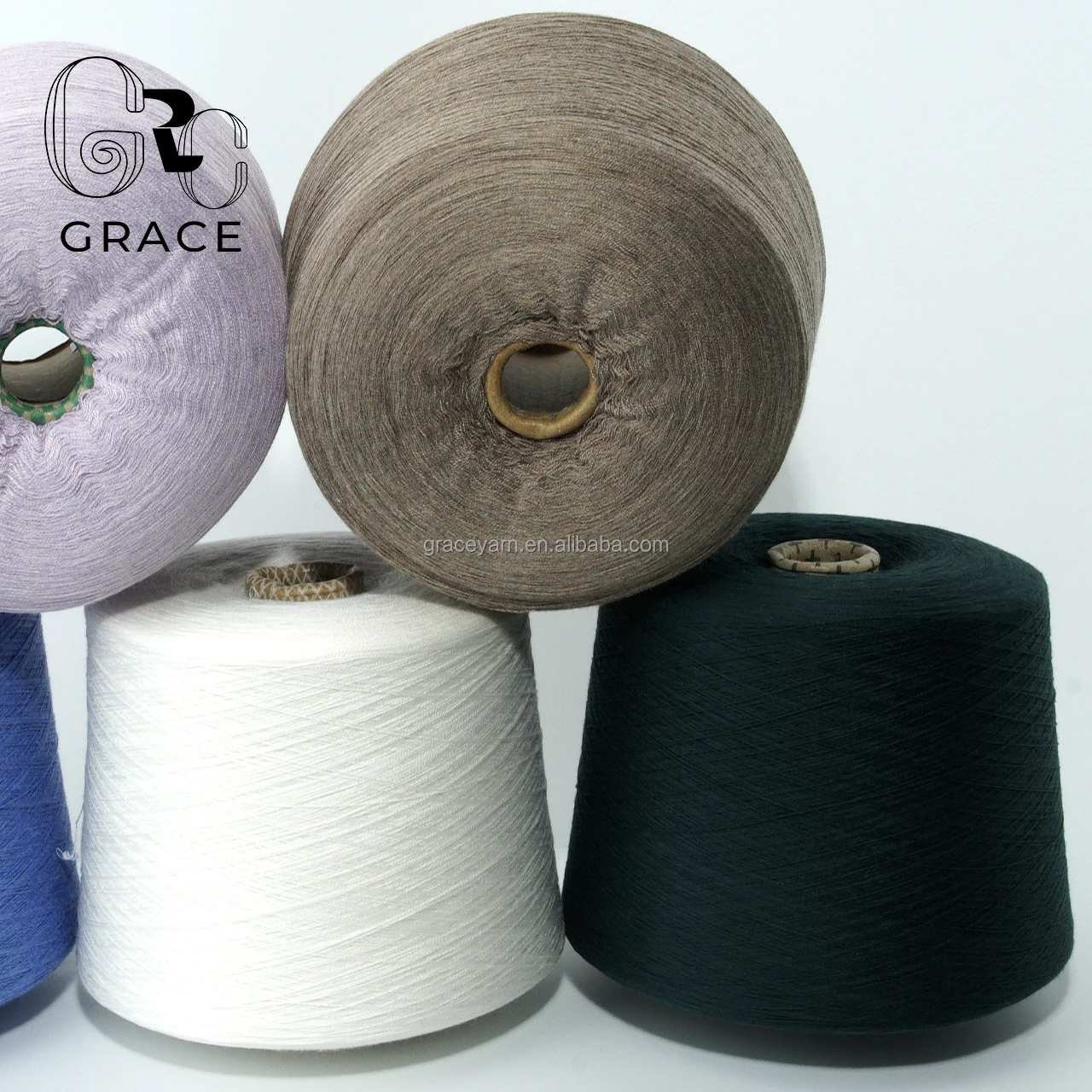 Anti-pilling cashmere yarn 2/26NM Dyed color 100% natural cashmere solid color Yarn