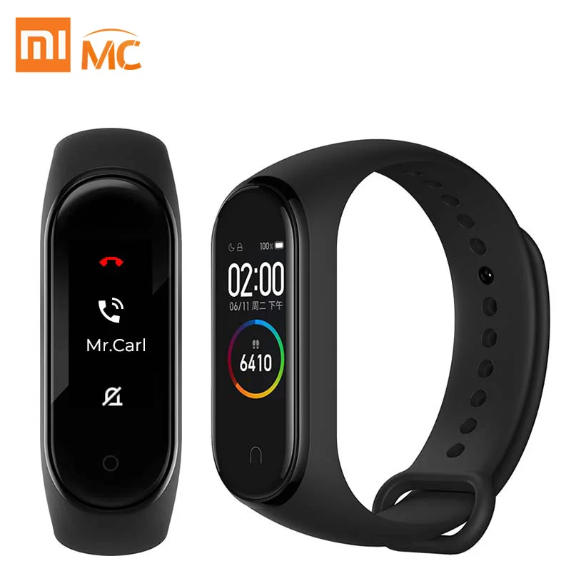 Xiaomi официальная Оригинальная китайская версия Mi Smart Band 4