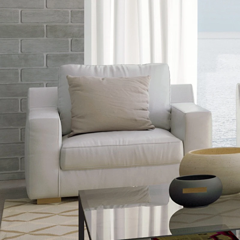Latest Fashion Sofa All Match Home Furniture Living Room Sofa Set White Leather Sofa