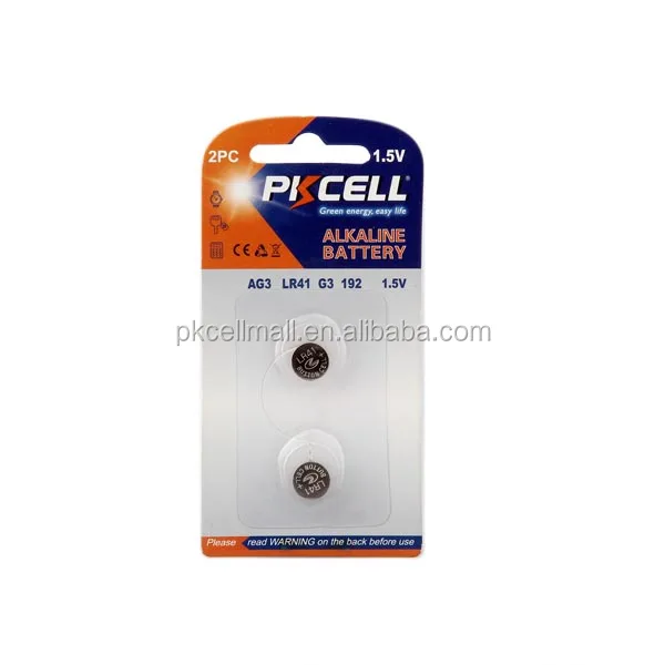  Щелочные батарейки PKCELL ag3 lr41 1 5 в для светодиодных игрушек