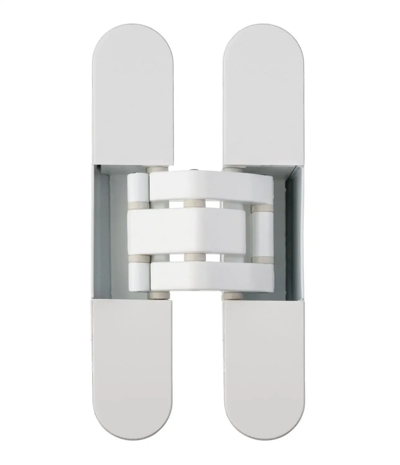 180 Degree Concealed Invisible Door Hinge Zinc Alloy 3D Adjustable Butt Hinge for Hidden Door Swing Door