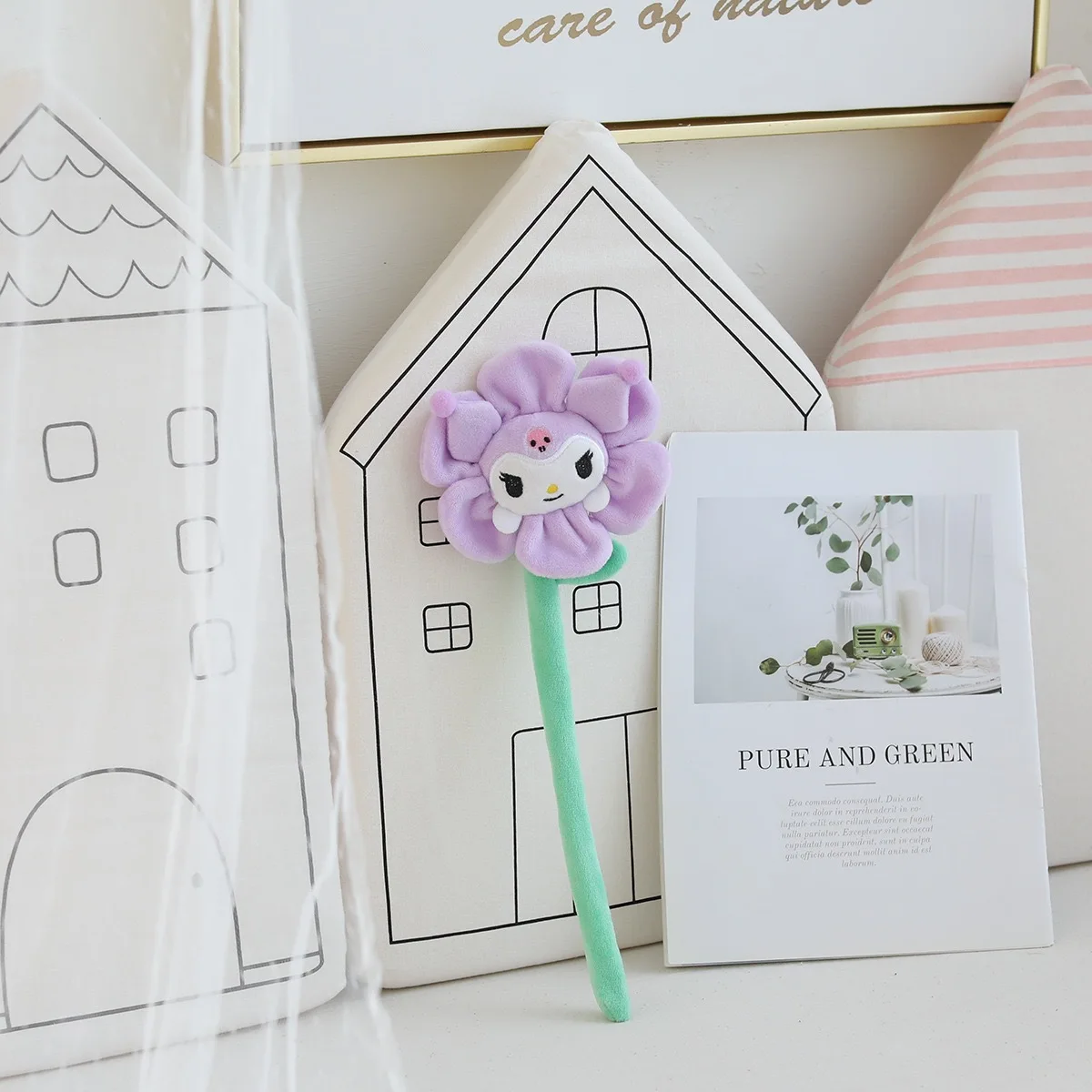 New Arrival Colorful Stuffed Flowers Plush Toy Durable Bouquet plush stuffed flowers