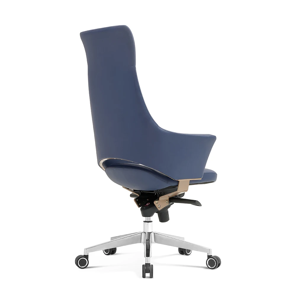 office desk and chair set Modern sillas de oficina Ergonomic High Back Swivel Adjustable Leather Office Chair office furniture