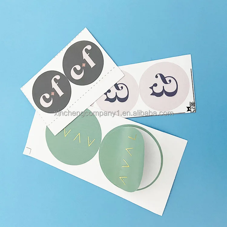 Private design product labels maker self adhesive vinyl round waterproof sticker roll paper custom printing logo label stickers